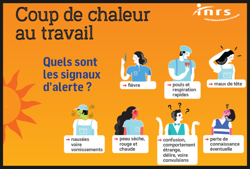 COUP DE CHALEUR TRAVAIL